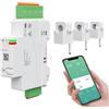 eMylo Smart Wifi Energy Meter 80A in tempo reale di monitoraggio con Split