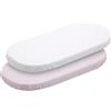 Cambrass - 2 Lenzuolo Regolabile-Cestone 35X80X7 Cm Vichy10 Rosa