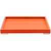 MEPRA Vassoio/Sottopiatto Quadro, Arancio, Legno