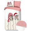 Good Morning! Biancheria da letto in flanella, 2 pezzi, copripiumino 140 x 220 cm, federa 60 x 70 cm, invernale 6949.99.01 Multi