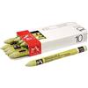 Caran d'Ache Neocoloror II 245 chiaro/oliva chiaro (7500.245) / Pastelle 10 pezzi (1 confezione) / in cera colorata in acqua/per carta di cartone, vetro, legno, pelle, pietra
