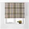 Paoletti RIVA Paoletti Aviemore Blackout Tenda A Pacchetto - Giallo Ocra - Patrimonio Tartan Check - Faux Wool Effect (Montaggi Inclusi) - 100% Poliestere - 153 Centimetri di Larghezza X 137 Centi