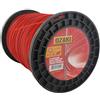 OZAKI - Bobina di filo di nylon quadrato, lunghezza 120 m, diametro 4,00 mm, materiale vergine, alta durata, ottima tenuta all'occhio