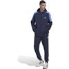 adidas Tuta Uomo Adidas Felpa felpata Cappuccio Blu sportiva cotone S M L XL Completo