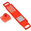 Kuhn Rikon 22688 - Grattugia a mandolino, Scaglie Fini o a Julienne, Colore: Rosso