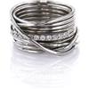 Liu Jo Luxury Anello Donna in Argento con Zirconi - NOCODICE2