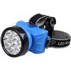 DP TORCIA FRONTALE A 12 LED LAMPADA RICARICABILE POTENTE LUCE LED BLU