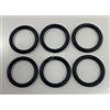 Cressi Set 6 o-ring per sotto base rubinetteria bombole sub Cressi cod. 1092 subacquea