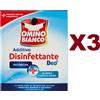 OMINO BIANCO 3 PZ OMINO BIANCO ADDITIVO DISINFETTANTE DEO POLVERE 450GR ELIMINA CATTIVI ODORI