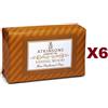 ATKINSONS 6 PZ ATKINSONS SANDAL WOOD SAPONE SOLIDO PROFUMATO SAPONETTA MANI CORPO 125GR