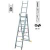 MAURER - FACAL SCALA ALLUMINIO TRIPLA 3X7 SVILUPPO 4,26 PESO MAX 150 KG. MAURER-FACAL FI95822