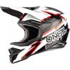 O'NEAL | Casco Motocross | MX Enduro | Standard di sicurezza ECE 22.06, aperture di ventilazione per un raffreddamento ottimale | Casco 3SRS VOLTAGE V.23 | Adulto | Nero Bianco | Taglia S (55/56 cm)