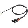 Proel CHLP320LU3 Cavo audio a "Y" spina mini-jack Stereo 2 Cannon XLR MASCHIO