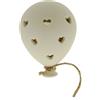 Subitodisponibile BOLLA Palloncino led in ceramica biscottata 9 cm BOMBONIERA 19FM