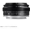 TTArtisan 25 mm f/2 per fotocamera Sony attacco E (Sony α, APS-C) = Nero =