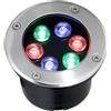 Faro incasso pavimento viale Faretto esterno terra led RGB strada piante 9 watt