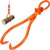 VEVOR Pinza per Tronchi Alberi Gancio Sollevamento Tronchi Carico Massimo 350 kg