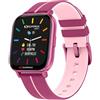 Gillette Smartwatch Unisex SUPERGA SW-STC022 Cinturino Silicone Rosa e Bianco