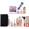 AZPRIME EPILATORE WIZZIT PORTATILE DEPILATORE DONNA KIT MANICURE CON ASTUCCIO