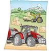 Herding Trattore, Coperta in Pile, 130 x 160 cm, 100% Poliestere, Pile