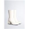 Liu Jo Stivaletti Liu Jo donna in vernice tronchetto fashion SF3061EX12822222 bianco