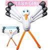 Folat Cicogna gonfiabile bambino/bambina - 75 cm