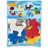 Hama Perlen 4416 Set per gruppi di gioco con circa 3.000 perline colorate Midi da stirare con diametro di 5 mm, modelli e 4 piastre, con carta da stiro, divertimento creativo per grandi e piccini