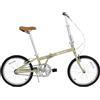 FabricBike Folding Bicicletta Pieghevole Telaio Alluminio Ruote 20 3 Colori (Cayman Green 7 Speed)