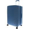 Mandarina Duck FLYDUCK Trolley Large EXP, Blu porcellana, 75 cm x 33 cm x 39 cm, Nuova linea superleggera in policarbonato