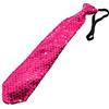 Folat 61903 - Cravatta a LED Rosa Metallizzata con Paillettes da Discoteca per Costume