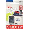 SanDisk Ultra Android Scheda di Memoria MicroSDHC 32 GB, 30 MB/s, Classe 10 UHS-I con Adattatore SD