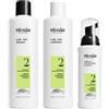 Nioxin Sistema 2 Kit Trifasico Shampoo 300ml Conditioner 300ml Treatment 100ml