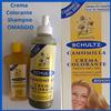 schultz Crema colorante schultz per capelli alla camomilla shampoo ravvivante in omaggio