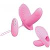 Sweet Smile vibratore in silicone rosa con telecomando dildo vaginale donna vibrante pink