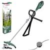 Bosch Decespugliatore AFS 23-37, Lama a 3 taglienti, bobina per fili da taglio, 3 fili da taglio, impugnatura supplementare, cuffia di protezione, confezione in cartone, potenza 1000 Watt
