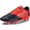 Canterbury of New Zealand Phoenix Genesis Team Soft Ground - Scarpe da Rugby , Oxy Fire/Black,