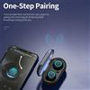 AURICOLARI BLUETOOTH 5.0 WIRELESS SENZA FILI STEREO Cuffie Sport AUDIO Microfono
