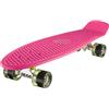 Ridge Skateboard 69 cm 27 inch Nickel Cruiser Retro Stil M Rollen Komplett Fertig Montiert, Unisex, Rosa/ChiaroVerde