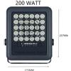 Dopa Store Faro Pannello Solare LED 100W 200W 300W 400W Telecomando Lampada da Esterno IP67