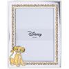 VALENTI & CO. - Disney Baby - Re Leone Simba - Cornice Portafoto in Argento per Bambini, Idea Regalo Battesimo, Nascita o Compleanno (13x18 cm)
