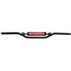 Accossato Manubrio accossato made in italia d.22, honda XL 200 200 cc (-), colore nero e paracolpi rosso (sh2r)