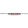 Accossato Manubrio accossato made in italia d.22, honda XL 200 200 cc (-), colore argento e paracolpi rosso (sh2r)