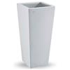 VECA SPA VASO FIORIERA CACHE-POT VECA GENESIS QUADRATO 85CM BIANCO in resina