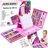 Kruzzel Valigetta Colori Bambini Pittore 208 Pezzi Assortiti Acquerelli Pennelli Disegn