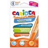 Carioca Tempera Solida Fluo in Stick Carioca Temperello Neon Box da 6 Colori Assortiti