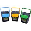 ECOPLAST SET 3 PATTUMIERE PER LA RACCOLTA DIFFERENZIATA DA 35 Lt. ECOPLAST