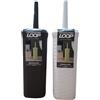 blim Portascopino loop in plastica colore grey e bianco 11x11x40,5h designed vecablim