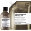 L'Oreal Professionnel L'Oreal Paris Serie Expert Absolut Repair Molecular Shampoo 300ml + Refill 500ml