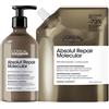 L'Oreal Professionnel L'Oreal Paris Serie Expert Absolut Repair Molecular Shampoo 500ml + Refill 500m