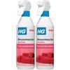 HG Smacchiatore Spray Forte Rimuove Segni e Macchie di Caffè, Rossetto, Inchiostro e Alcool dai Tessuti, Moquette e Tappezzeria, 500 ml (Confezione da 2)